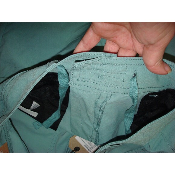 New NWT Womens 16 Short Gray Prana Pants Halle II Pockets UPF 50 Convertible SH - Picture 3 of 13